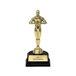 Aahs Engraving Number 1 Grandpa Trophy Award - 7 inches : Amazon.in ...