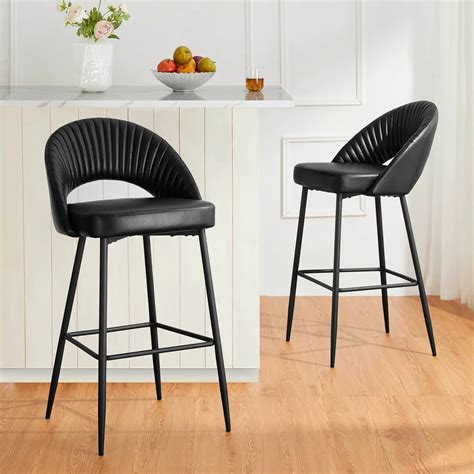 Black Elmore Bar Stool – Decors Mantra