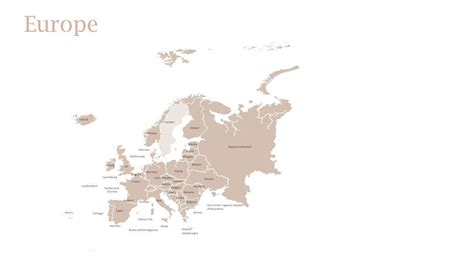 Europe Map PowerPoint 的图像结果