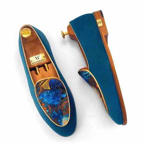 Shades of Blue/Sky – Wedberry Ethnic Shoes