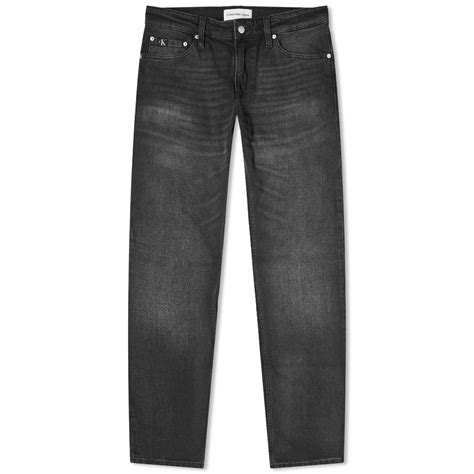 Calvin Klein Men's Slim Jeans in Denim Black Calvin Klein