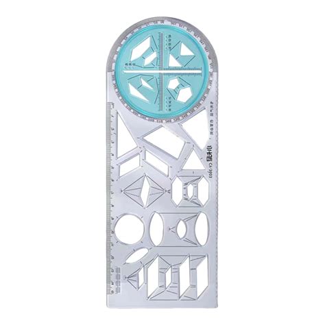 SAMVARDHAN Multifunctional Geometry Drawing Ruler for Creative Maths ...