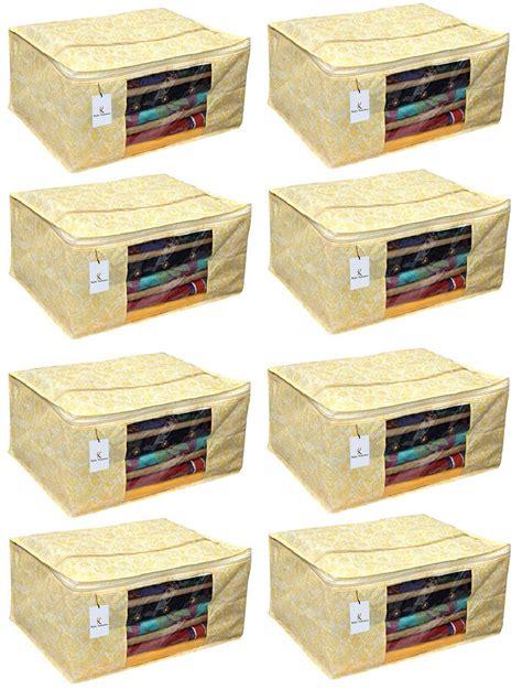 Kuber Industries™ Non Woven Saree Cover/Regular Cloth Bag/Wardrobe ...