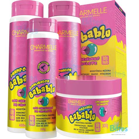 KIT BABABLU CHARMELLE COSMÉTICOS BABALU TUTTI FRUTTI COM CAIXA ...