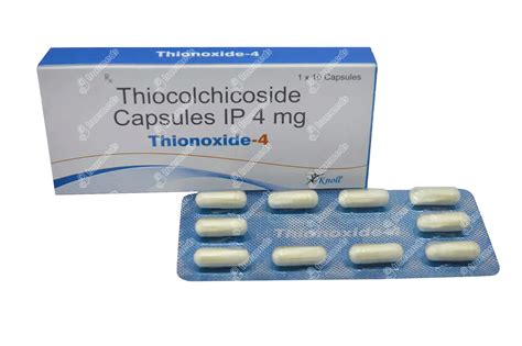Thiorelax 4 MG Capsule 10 - Uses, Side Effects, Dosage, Price | Truemeds