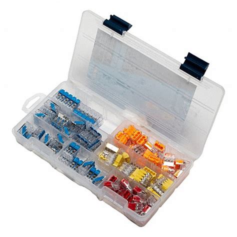 IDEAL, 93 Pieces, 22 AWG – 10 AWG Wire Sizes, Push-In Lever Kit ...