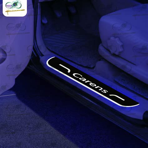 RAA_S LED Car Door Footsteps Sill Plates Scuff Plates Compatible with ...