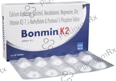 Bonmin K2 Tablet 10s – Uses, Price, Side Effects | PlatinumRx