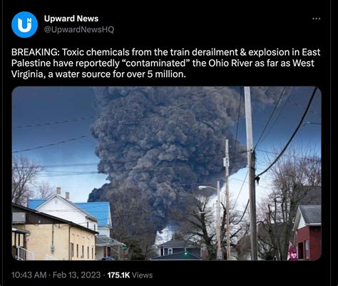 Gerador de memes Ohio Train Derailment Contaminated Ohio River to West ...