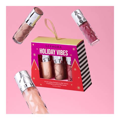 Holiday Vibes Outrageous Plump Lip Gloss Set (Limited Edition)