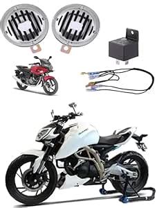 THE ONE CUSTOM Supersonic Silver Grill Horn for TVS Apache RTR 250 ...