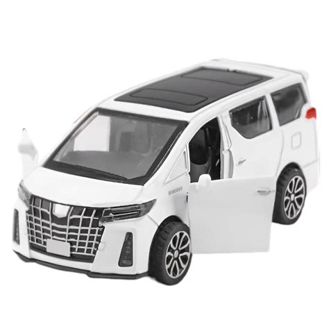 Toyota Alphard Diecast Toy Car - Openable Doors, Push Back Action - 1: ...