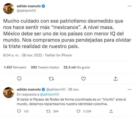 Adrián Marcelo no aprende, ahora dice que México sería uno de los ...