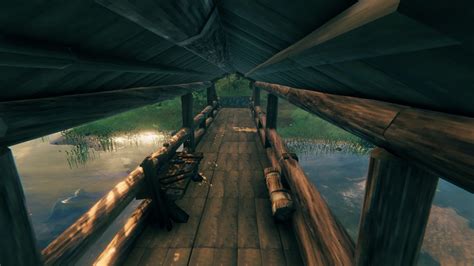 Simple Core Wood Bridge Valheim Build