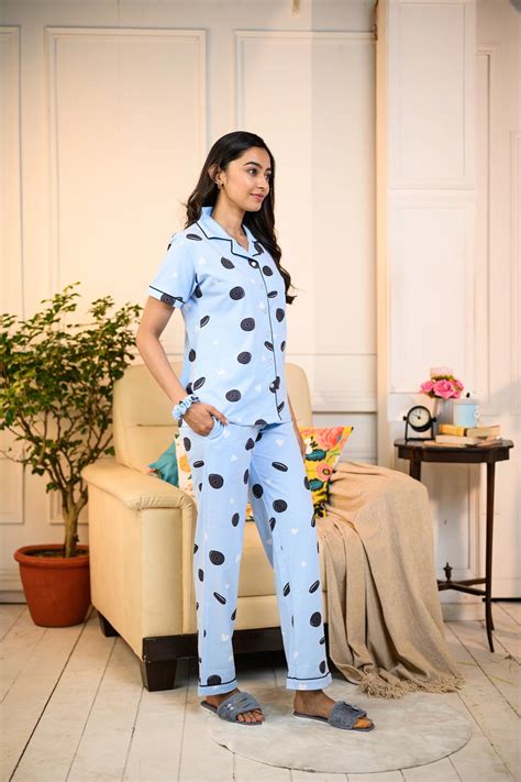 Oreo Print Pyjama Set for Women - Cute Nightwear by NapStory