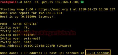 Nmap for Pentester: Timing Scan - Hacking Articles