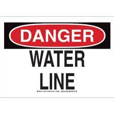 Brady Part: 126912 | DANGER Water Line Sign | BradyIndia.co.in