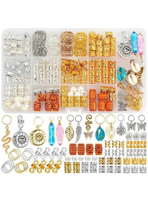 200 PCS Hair Jewelry For Braids And Women's Hair Accessories For Braids ...