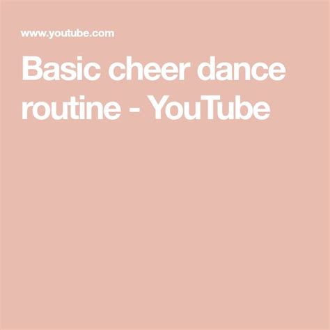 Simple Cheer Routine 的图像结果