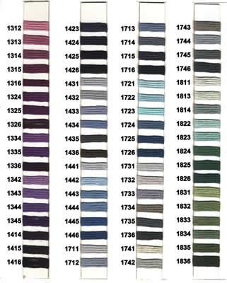 Soie d'Alger : DMC reference selection - A&A Patrons