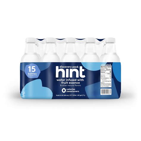 Hint Water Discovery Pack, 15 Bottles up to 15 India | Ubuy