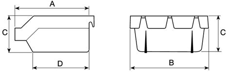 RS PRO | RS PRO Bin Lid for use with 0.25 L Bin System | 185-7841 | RS