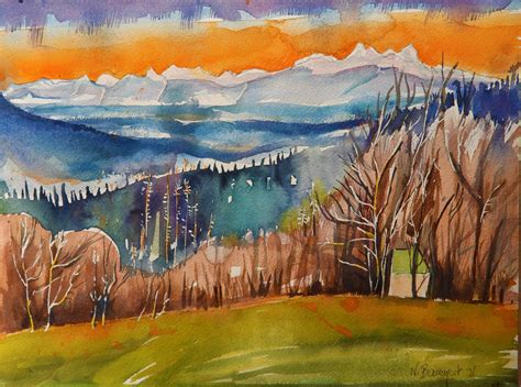 Aquarell Tutorial Wald 的图像结果