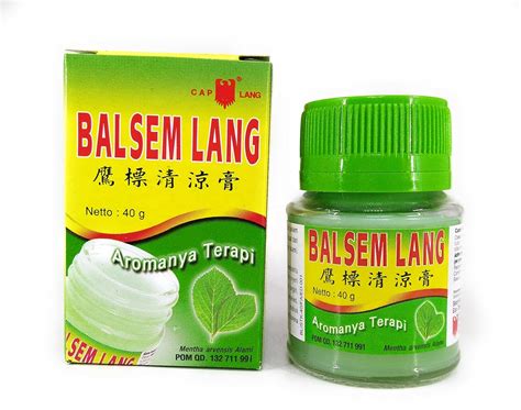 Buy Eagle Brand Balsem Lang Eagle Green Balm, 40 Gram (Pack of 2 ...