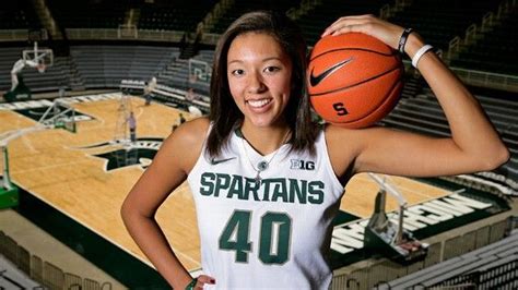 Women's college basketball - Michigan State Spartans' Madison Williams ...