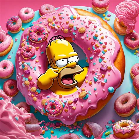 Homer Simpson Donut Wallpapers - 4k, HD Backgrounds on WallpaperBat
