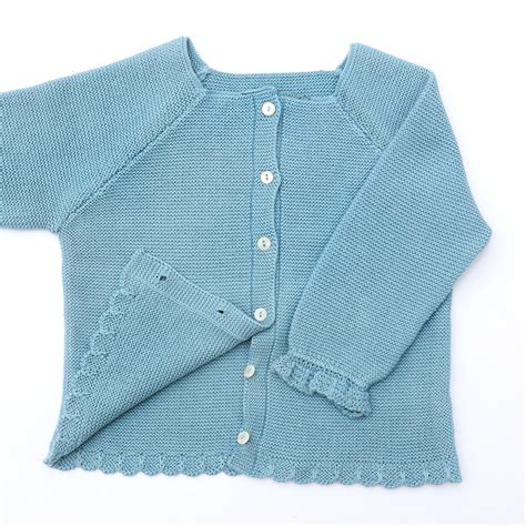 Baby Top Front Open Cotton Knitted Garment – Bambini
