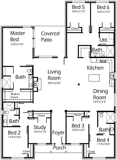 Floor plan friday 6 bedrooms – Artofit