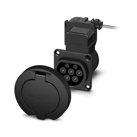 EV-T2M3SO12-3P-R-B-SET - Infrastructure charging socket - 1532118 ...