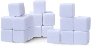 Juvale Acrylic Cubes Dice For Board Games, DIY, Fun, and Teaching Board ...