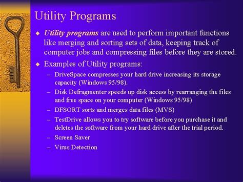 Image result for Functions of Utility Programs