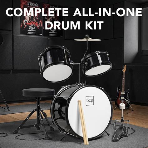 BestChoiceProducts Best Choice Products 3-Piece Beginner Drum Set for ...