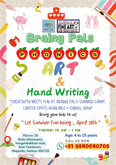 Brainy Pals - Tuition Center | Subra Institute Franchise