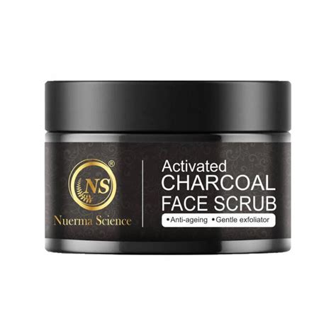 Nuerma Science Charcoal Face Scrub | Remove Dead Skin Cells & Cleanse