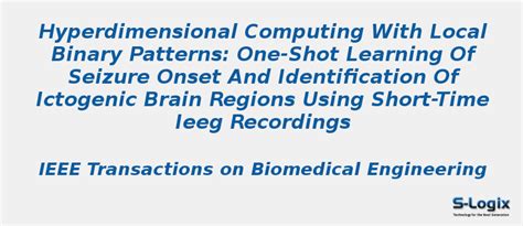 Hyperdimensional Computing With Local Binary Patterns | S-Logix