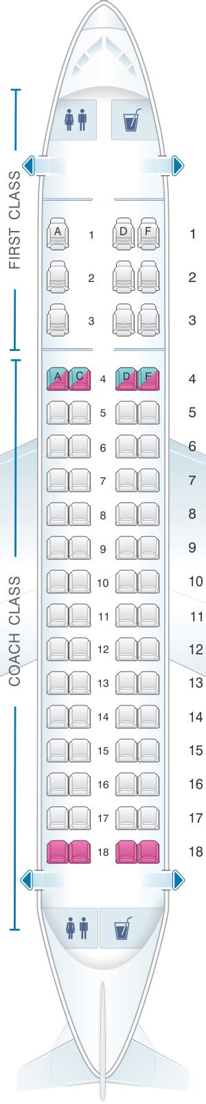 E170 Aircraft Seating Chart 的图像结果
