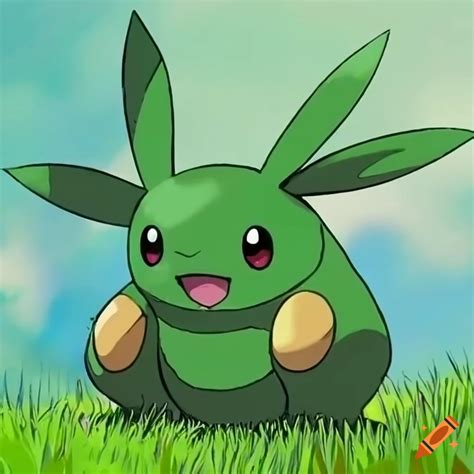 Grass-type pokemon on Craiyon