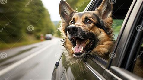 Image result for German Shepard Hanging Out Window Animation