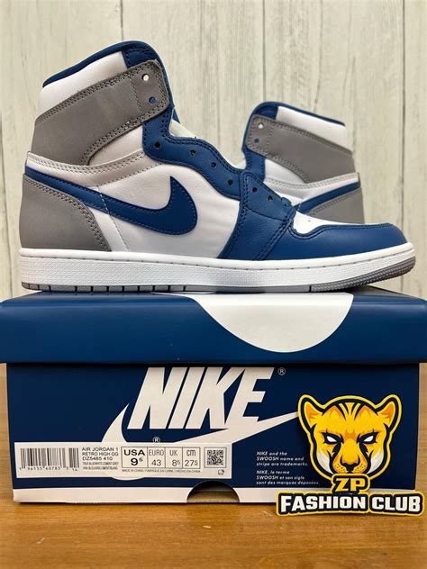 Buy Air Jordan 1 Retro High OG True Blue MEN DZ5485-410 GS FD1437-410 ...