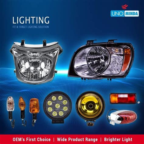 UNO Minda RE-142-HLA-WB Head Light with Bulb for Royal Enfield Thunderbird