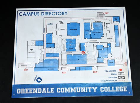Various Episodes: Greendale Campus Directory - Current price: $900