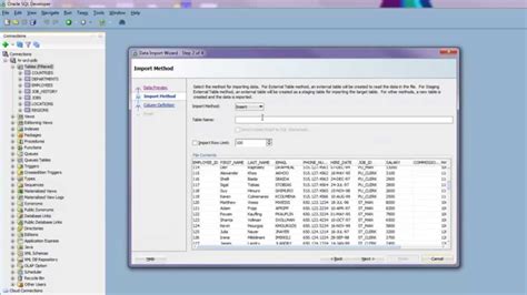 Importing Data from Excel into Oracle Database using SQL Developer 4.1 ...