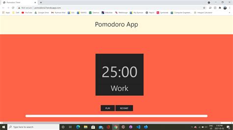 Image result for Pomodoro Timer JavaScript