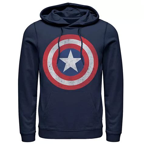 Men's Marvel Captain America Classic Shield Graphic Hoodie