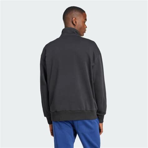 adidas ALL SZN Fleece 1/4-Zip Crew Sweatshirt - Black | Free Shipping ...