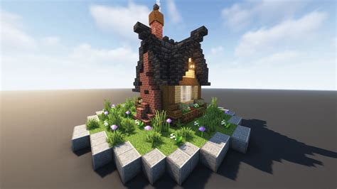 Cute Cottagecore Minecraft House Tutorial 的图像结果
